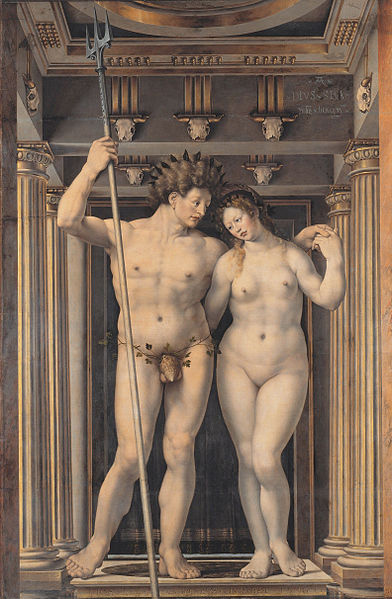 Jan Gossaert Mabuse Neptun und Amphitrite